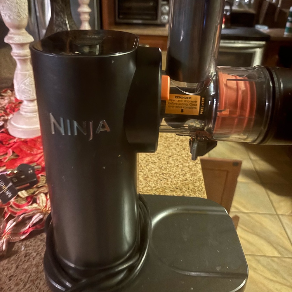Ninja Black and Orange Juicer